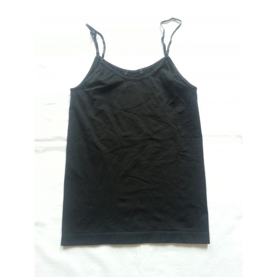 Ladies and women black vest UK 8