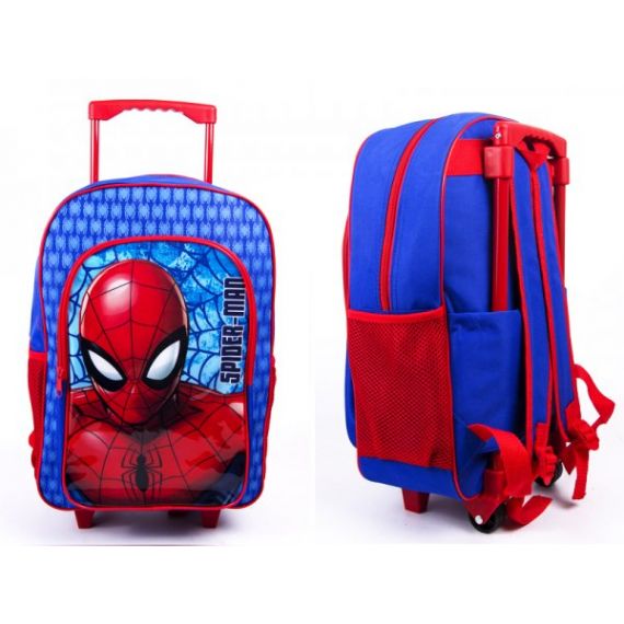 spiderman trolley backpack