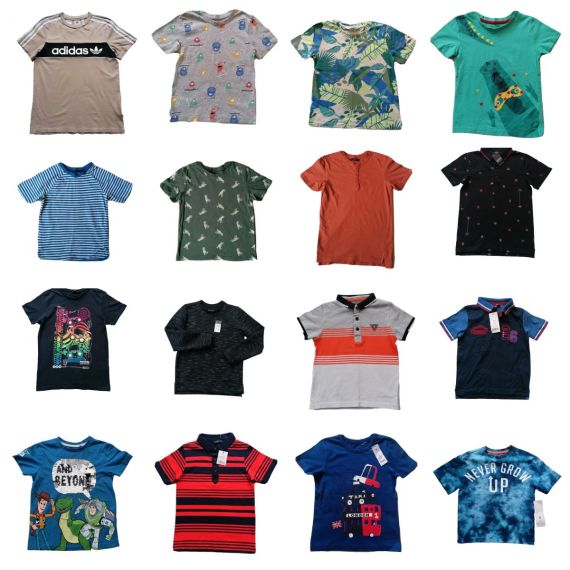 10 x Boys t-shirt 2-14y