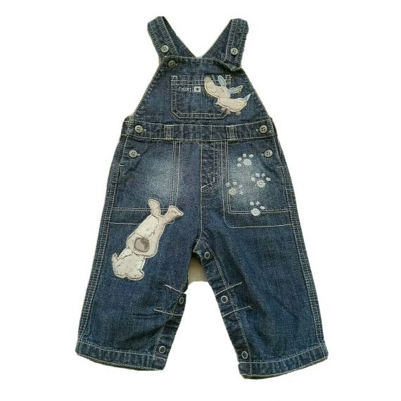 Baby boy denim dungaree 3-6 months