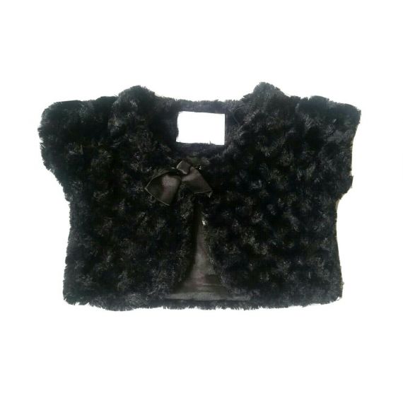 Girls black bolero 3-4 years
