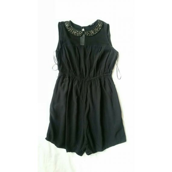 Ladies and women black jumpsuit UK 14