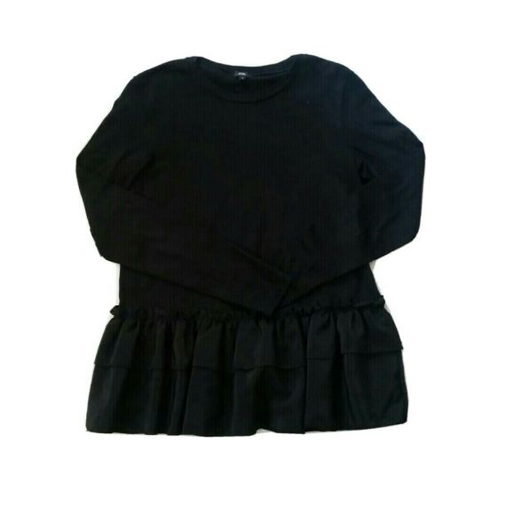 Ladies black top UK 8
