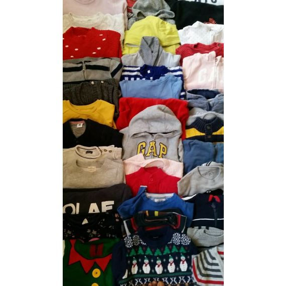 Kids jumper used clothe bundle wholesale mini bale