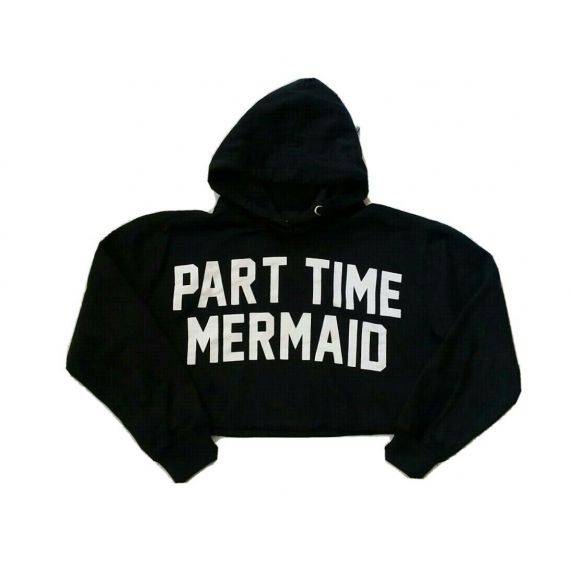 hooded crop sweatshirt UK 8