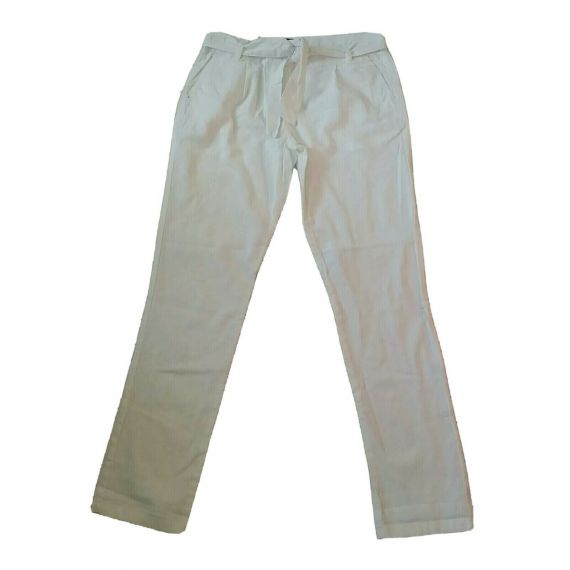 Ladies white linen trouser UK 10 EU 38