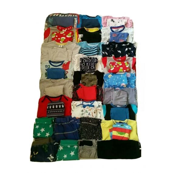 Kids Pyjamas, nightwear, sleepwear wholesale bale bundle