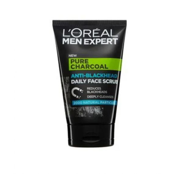 Men L'Oréal blackhead face scrub