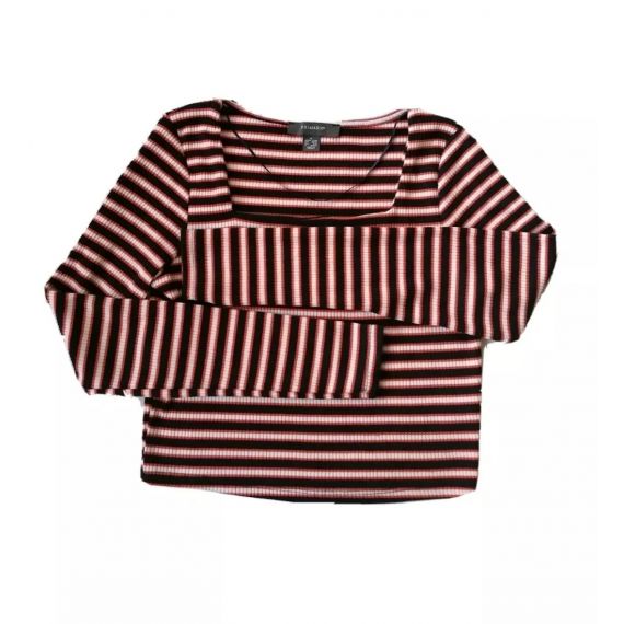 Cropped stripe top UK 12