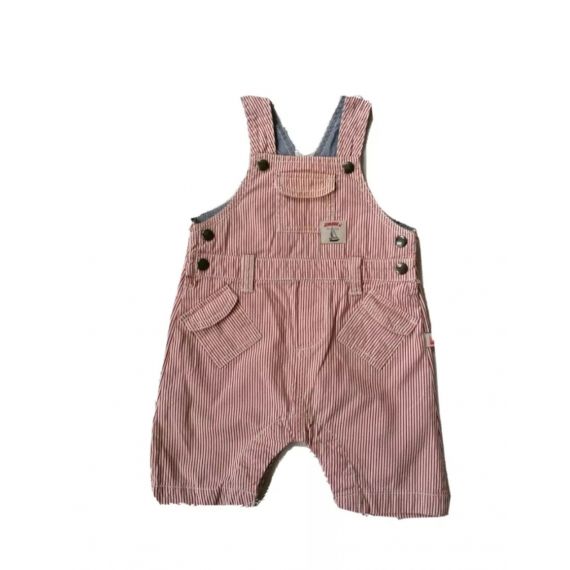 Striped Dungaree 3-6m