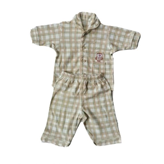 Boys beige outfit 0-3m