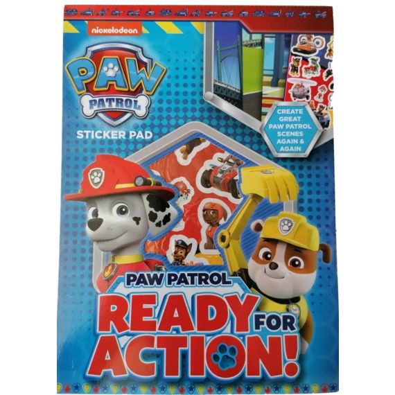 Paw patrol sticker pad