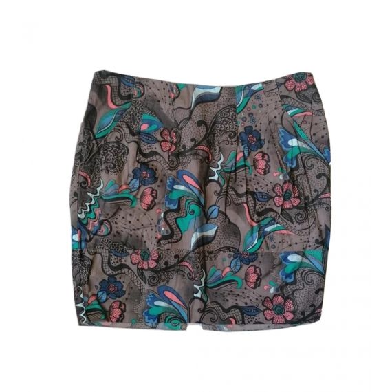 Brown mix skirt UK 12