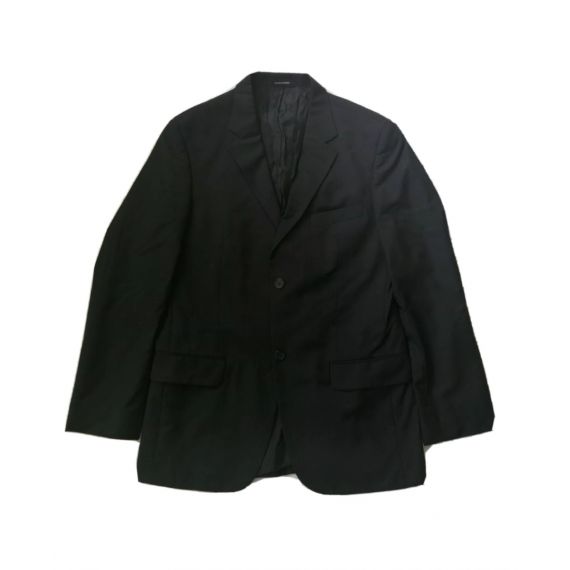 Black pinstripe jacket 38"