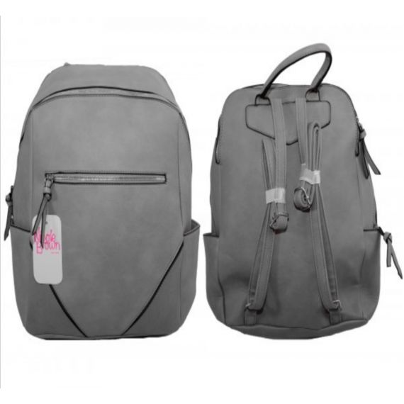 Grey fashion backpack