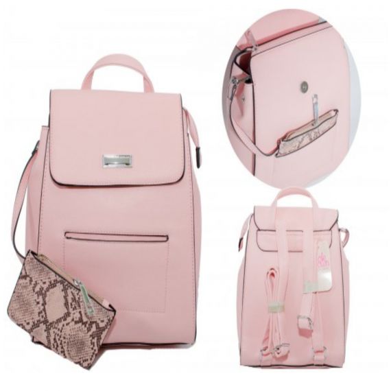 Pink fashion backpack