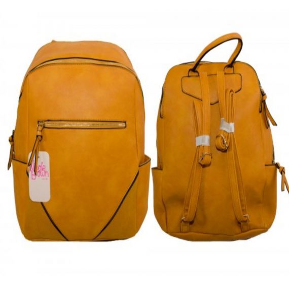 Mustard fashion backpack
