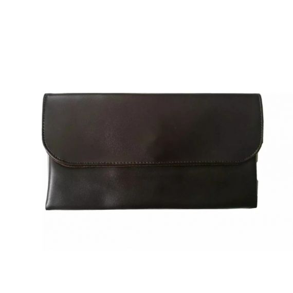 Brown clutch bag 25x13.5cm