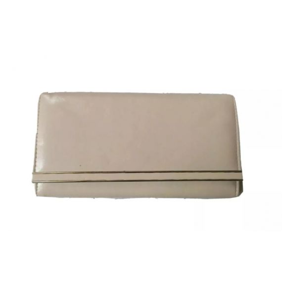 Beige clutch bag 25.5x14cm