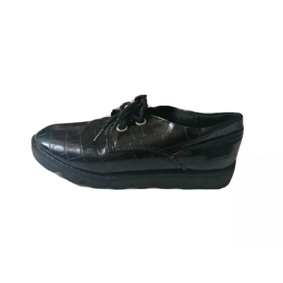 Black patent shoe UK 13 EU 32