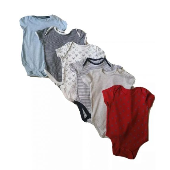 Boys bodysuit 9-12m x 6