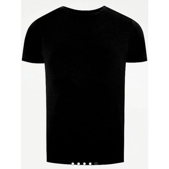 Black muscle fit t-shirt