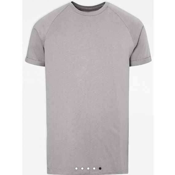 Grey Long fit t-shirt 