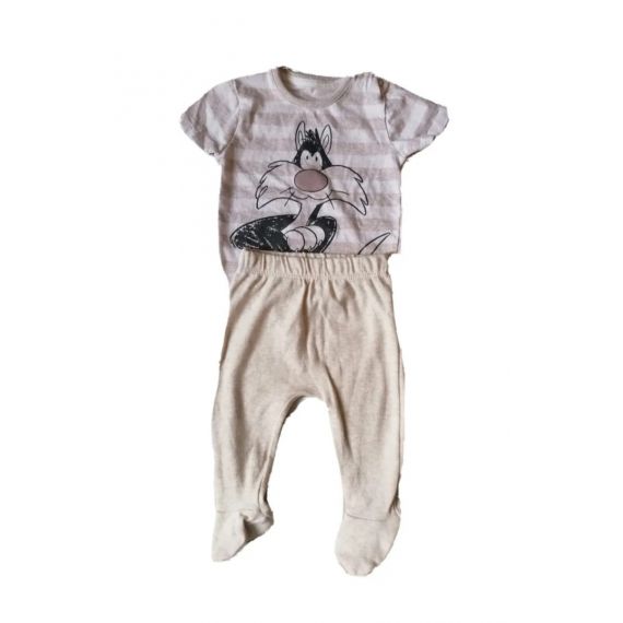 Beige Pyjamas 0-3m