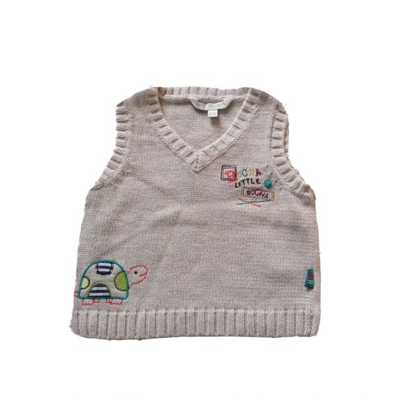Beige knit jumper 3-6m