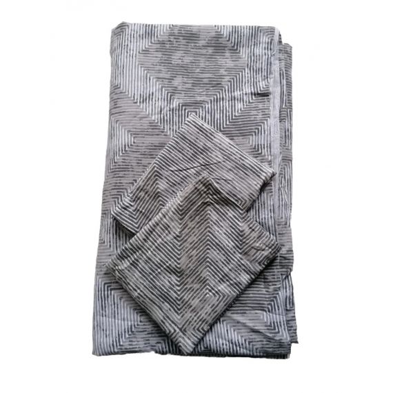 Grey pattern Duvet cover