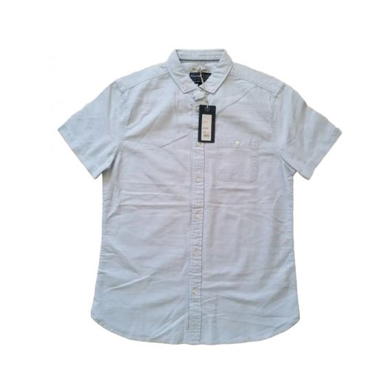 blue short sleeve, medium