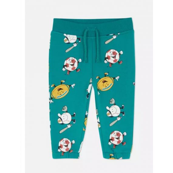 Green football jogger 2-3y