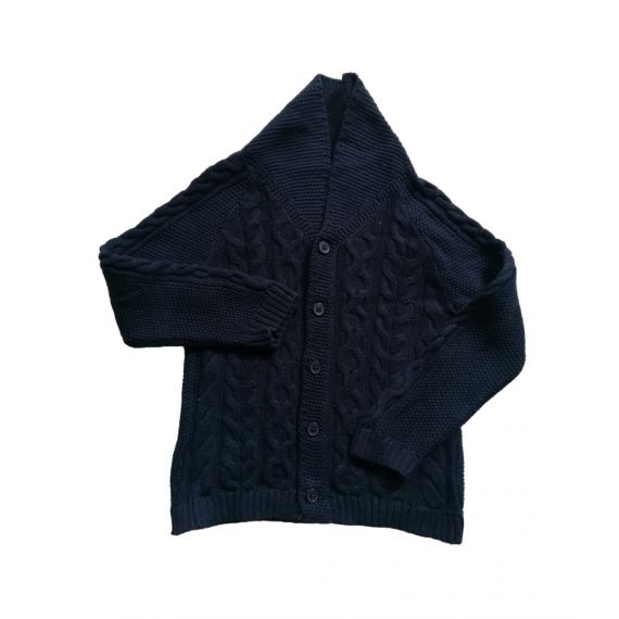 Navy knit cardigan 12-18m