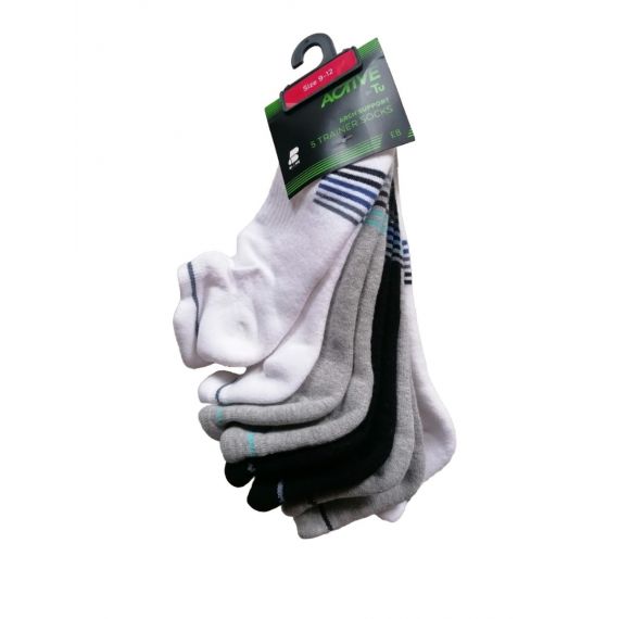 5 piece trainer socks