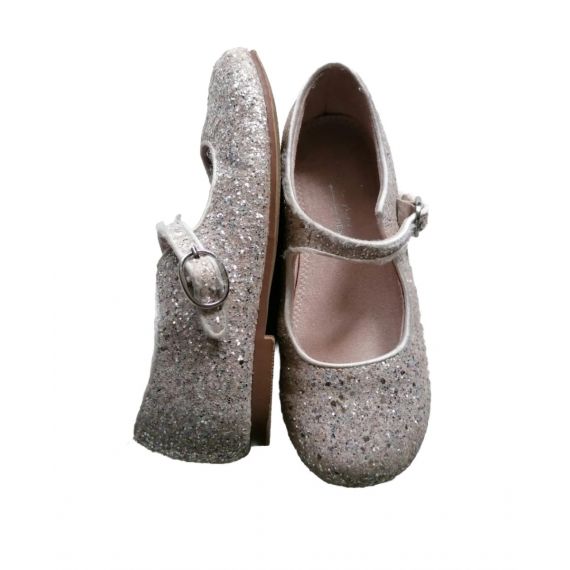 Girls glitter shoe UK12