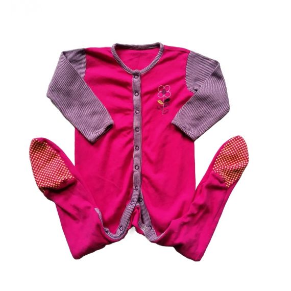 Pink sleepsuit 12-18m