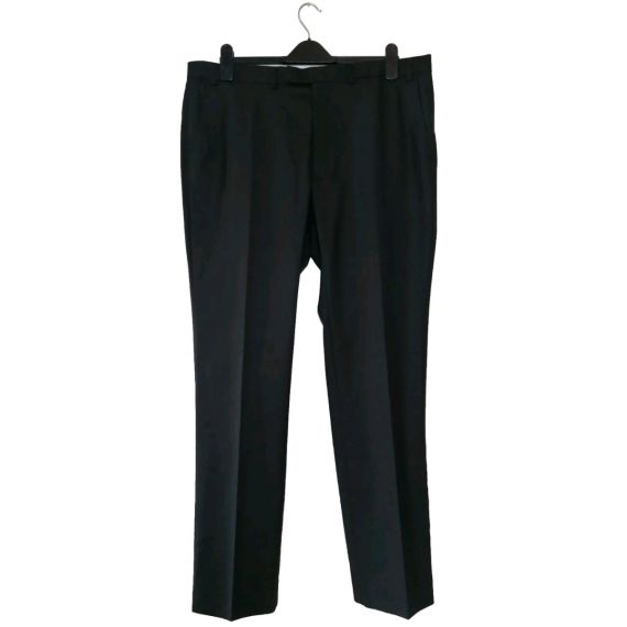 Black tailored fit trouser W38 L33