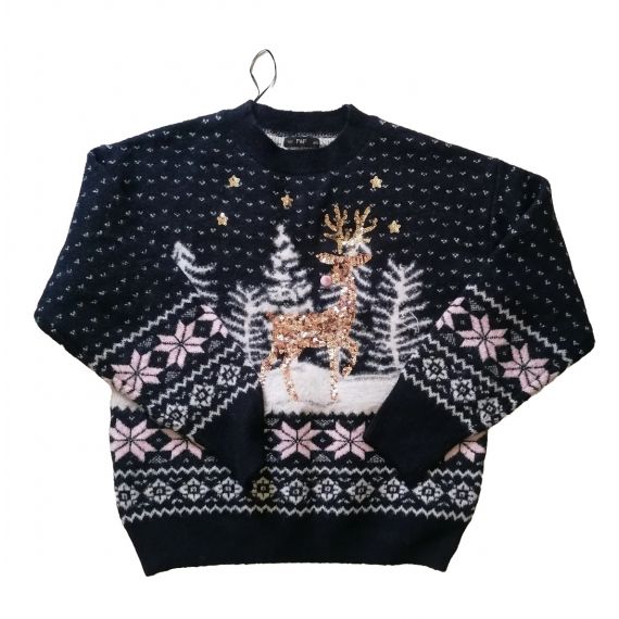 Ladies blue jumper medium