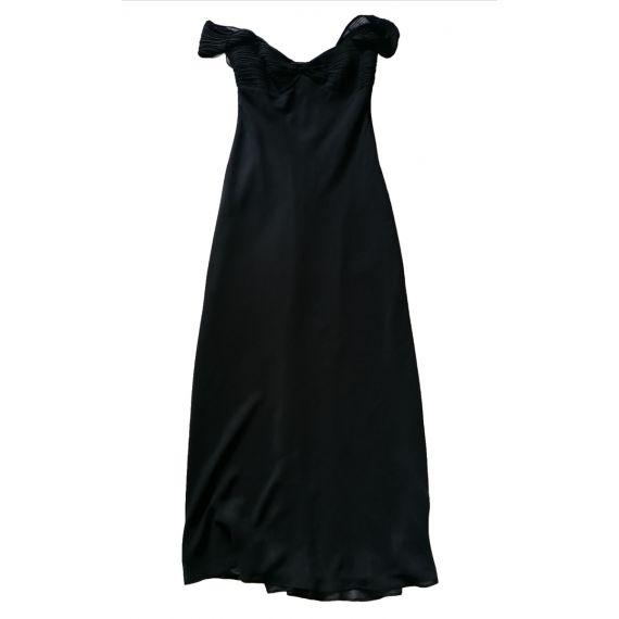 Full length black dress UK 10