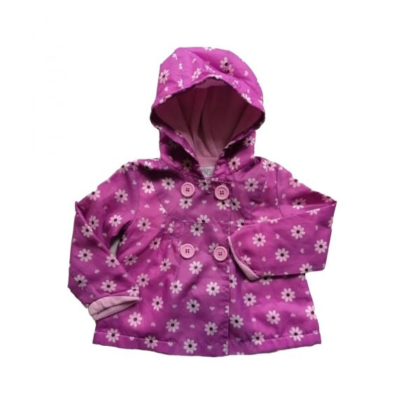 Purple raincoat 3-6m