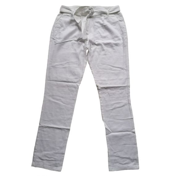 White linen trouser UK 10