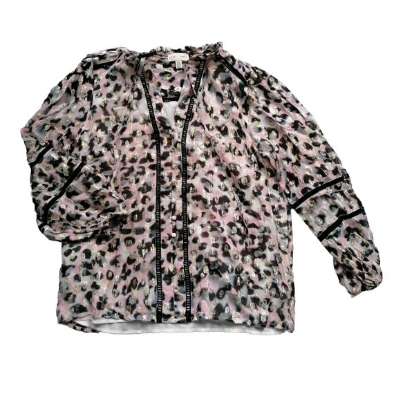 Ladies beige/brown top UK 12