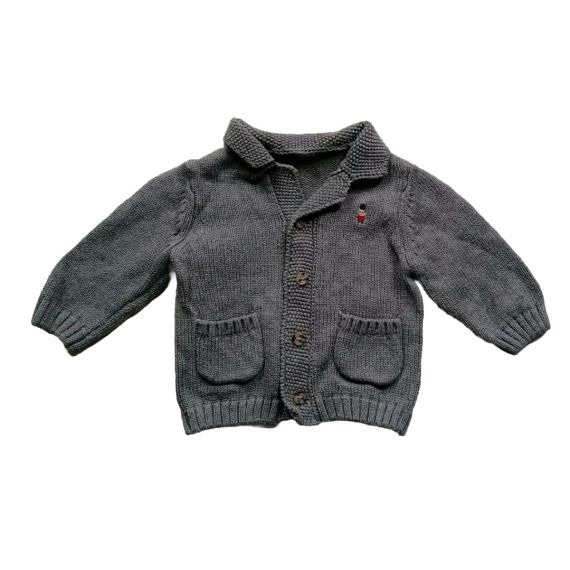 Grey knit jumper 0-3m