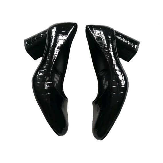 Black patent shoe UK 6 EU 39