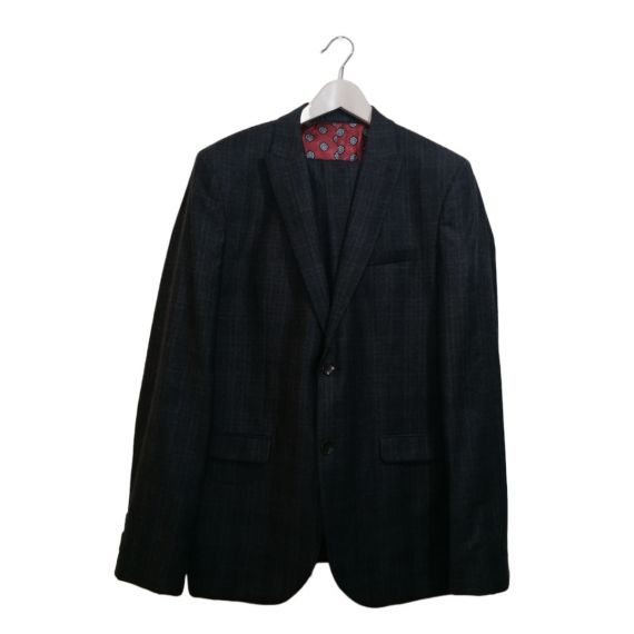 Men 2 piece check suit 44L/36L