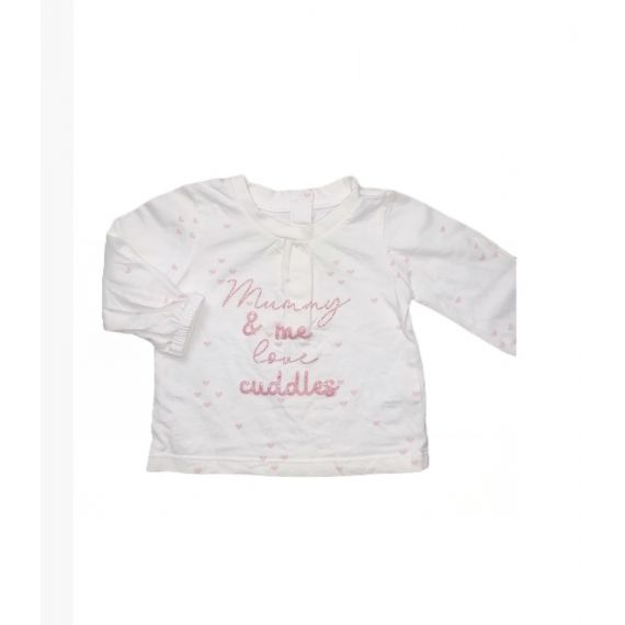 Cuddles tshirt 3-6m
