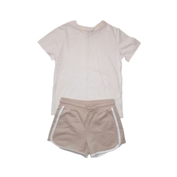 Girls beige outfit 7-8 years 