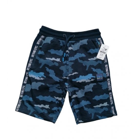 Blue Camo shorts 8-9 years 
