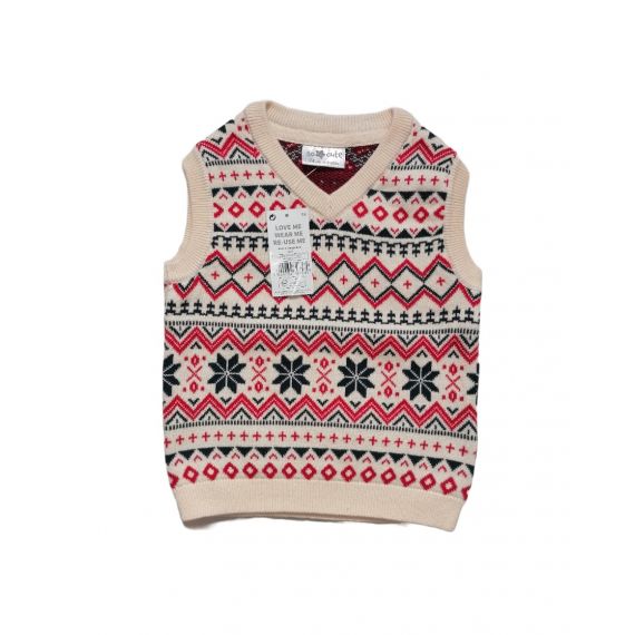 Cream mix cardigan 6-9m