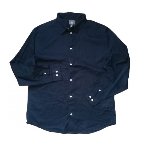 Navy long sleeve  shirt Large